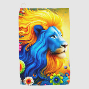 Lion Design Golf Towel