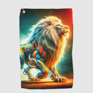 Lion Design Golf Towel
