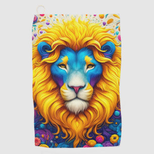 Lion Design Golf Towel