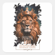 Lion Design Sticker