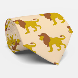Lion Design Tie