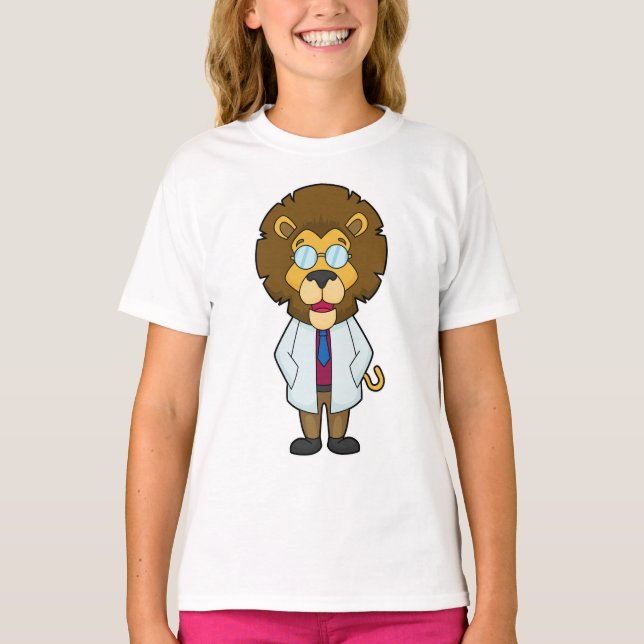 Lion Doctor Doctor's coat T-Shirt (Front)