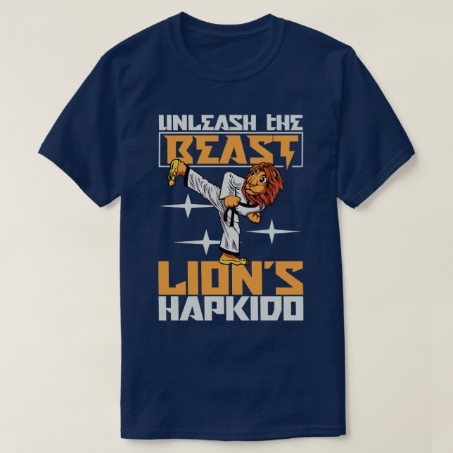 Lion does Hapkido T-Shirt (Design Front)