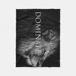 Lion Dominate Like A Lion Fleece Blanket