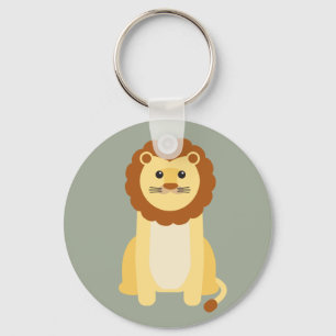 Lion draw key ring