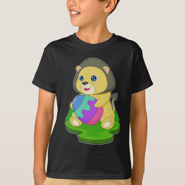 Lion Easter Easter egg T-Shirt (Front)