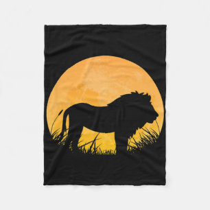 Lion Easy Halloween Outfit Lionet Cub Moon Costume Fleece Blanket