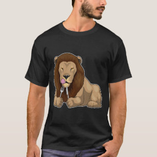Lion Eating Fork T-Shirt