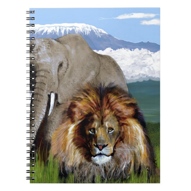 LION ELEPHANT NOTEBOOK (Front)
