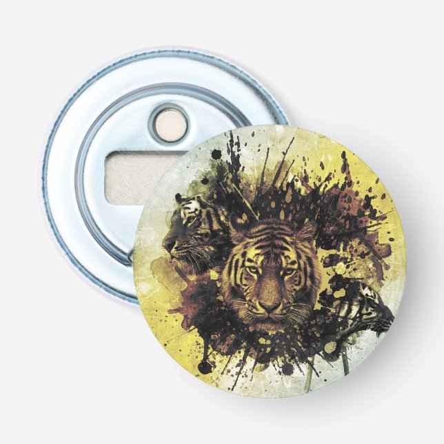 lion face bottle opener (Front)