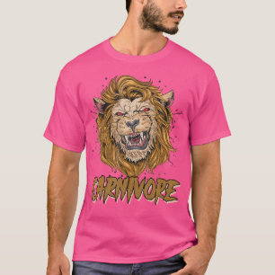 Lion Face Carnivore Diet Asian Lion Keto Diet Zoo T-Shirt