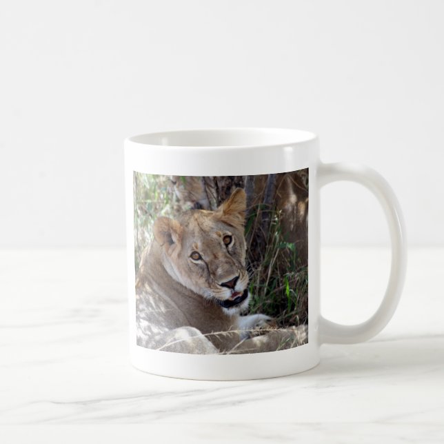 lion face coffee mug (Right)