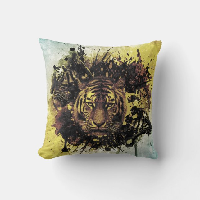 lion face cushion (Front)