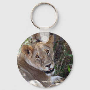 lion face key ring