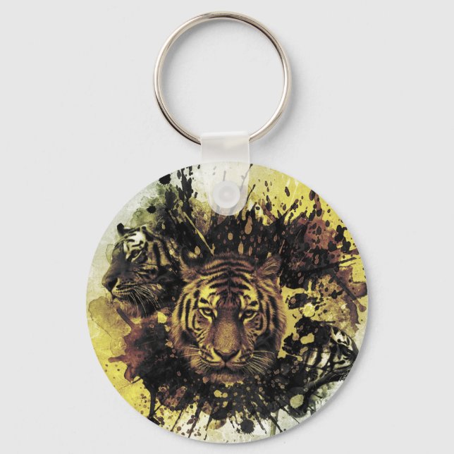 lion face key ring (Front)