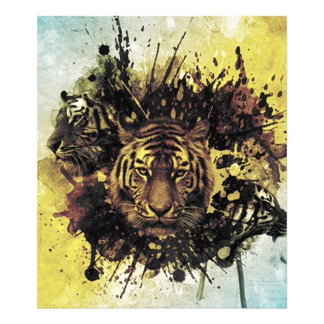 lion face photo print (Front)