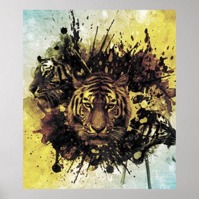 lion face poster (Front)
