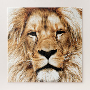 Lion Face Puzzle