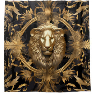 Lion Face Shower Curtain