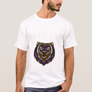Lion Face T-Shirt Powerful Majestic Lion Portrai