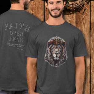 Lion Faith Over Fear T-Shirt
