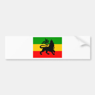 Lion Flag Bumper Sticker