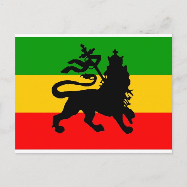 Lion Flag Postcard (Front)
