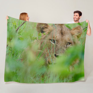 Lion Fleece Blanket