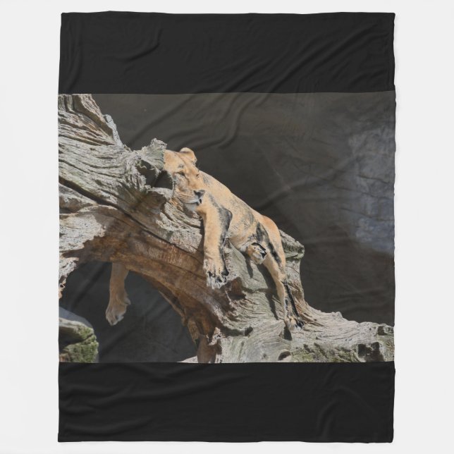 Lion Fleece Blanket (Front)