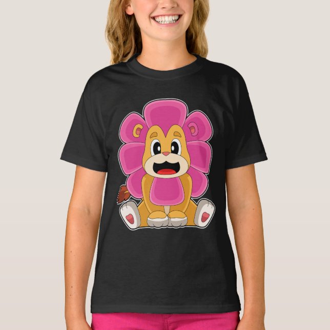 Lion Flower T-Shirt (Front)
