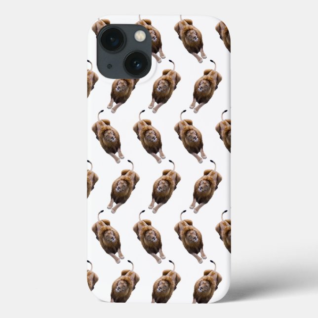 Lion Frenzy iPad Case (choose colour) (Back)