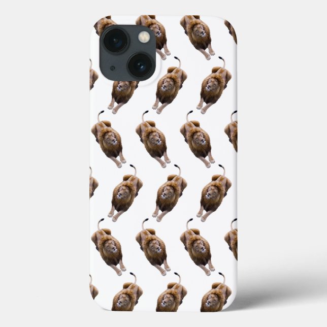 Lion Frenzy iPad Mini Case (choose colour) (Back)