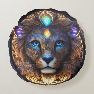 Lion Geometric pillow Design