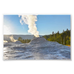 Lion Geyser, Yellowstone National Park, wyoming Photo Print