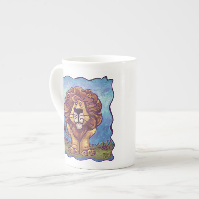 Lion Gifts & Accessories Bone China Mug (Front Left)