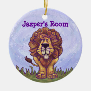 Lion Gifts & Accessories Ceramic Tree Decoration