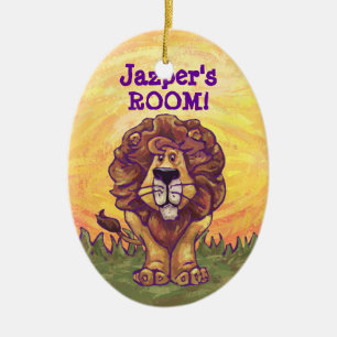 Lion Gifts & Accessories Ceramic Tree Decoration