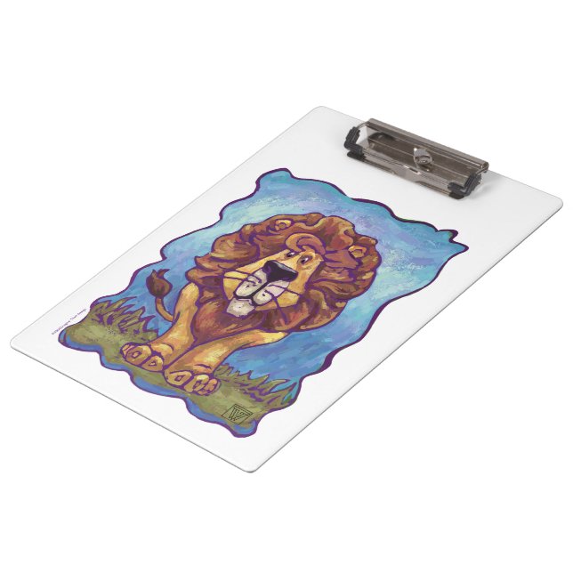 Lion Gifts & Accessories Clipboard (Angled)