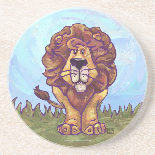 Lion Gifts & Accessories Coaster (Front)