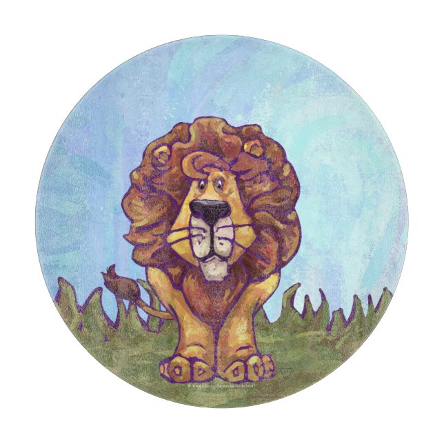 Lion Gifts & Accessories Cutting Board (Front)