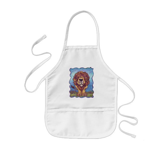 Lion Gifts & Accessories Kids Apron (Front)