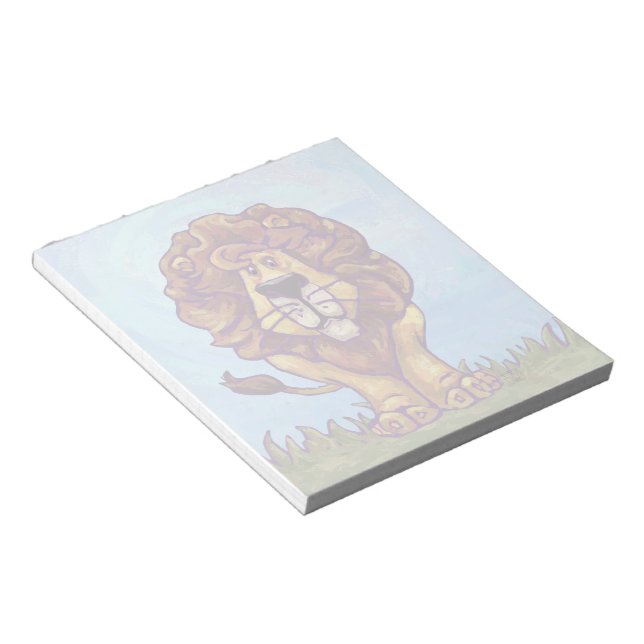 Lion Gifts & Accessories Notepad (Angled)