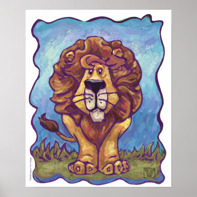 Lion Gifts & Accessories Poster (Front)