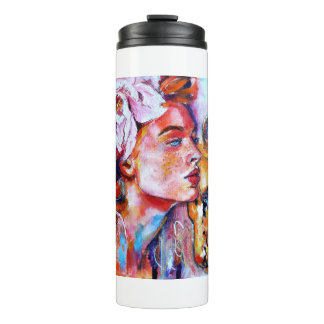 Lion Girl Thermal Tumbler