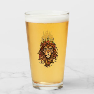 Lion  glass