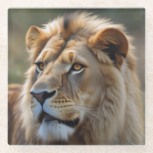 Lion Glass Coaster