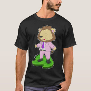 Lion Groom Tie Wedding T-Shirt