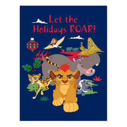 Lion Guard | Let The Holidays Roar Postcard