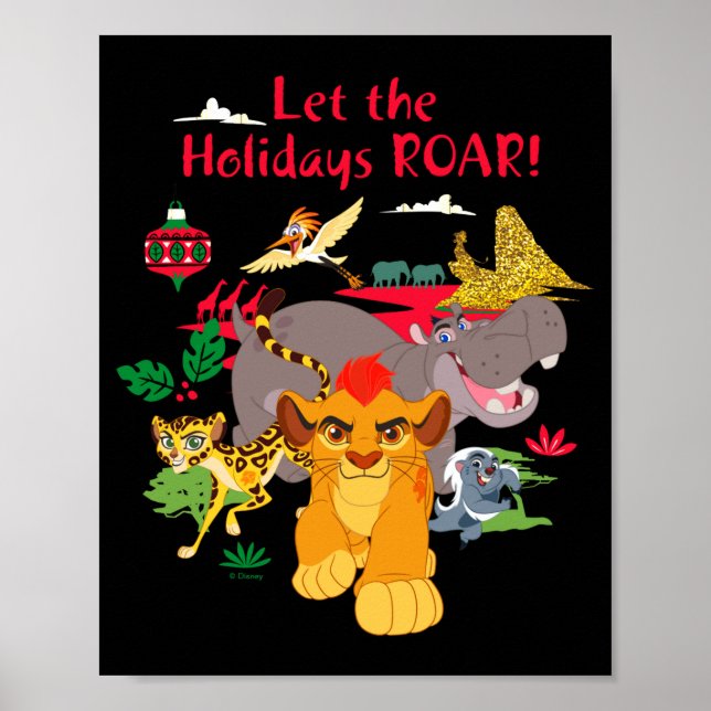 Lion Guard Let The Holidays Roar  Poster (Front)