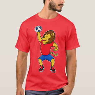 Lion Handball player Handball 2 T-Shirt